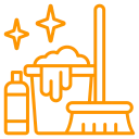 Cleaning tools icon